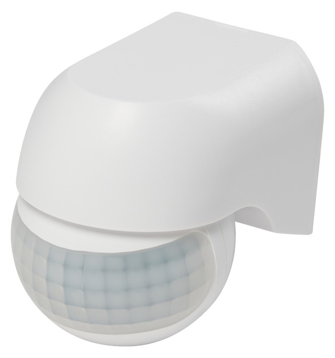PIR-sensor 180° innendørs/utendørs hvit – Elworks